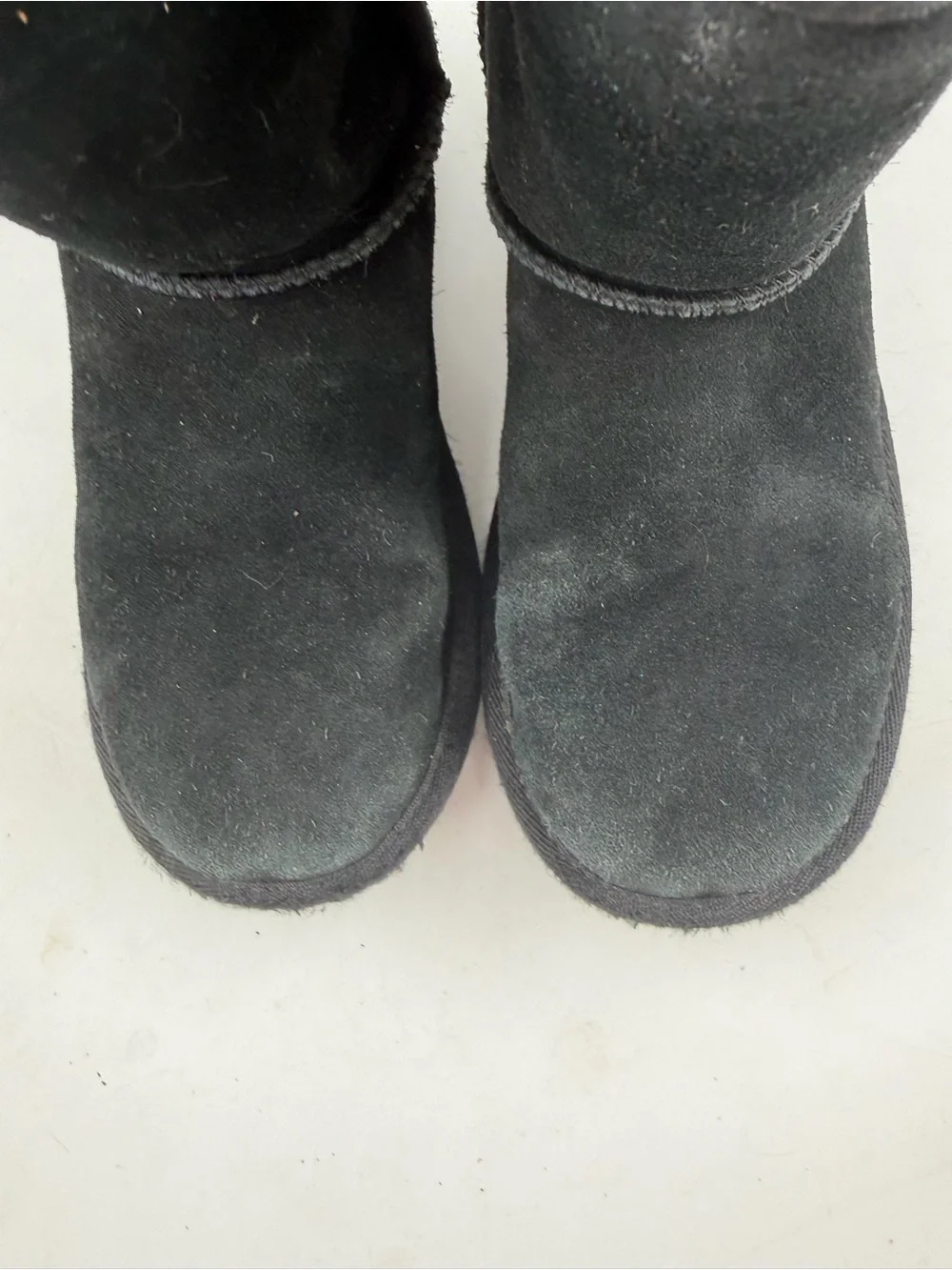 Koolaburra by Ugg Kids Koola Short -SZ 1- Black Suede Winter Snow Boots